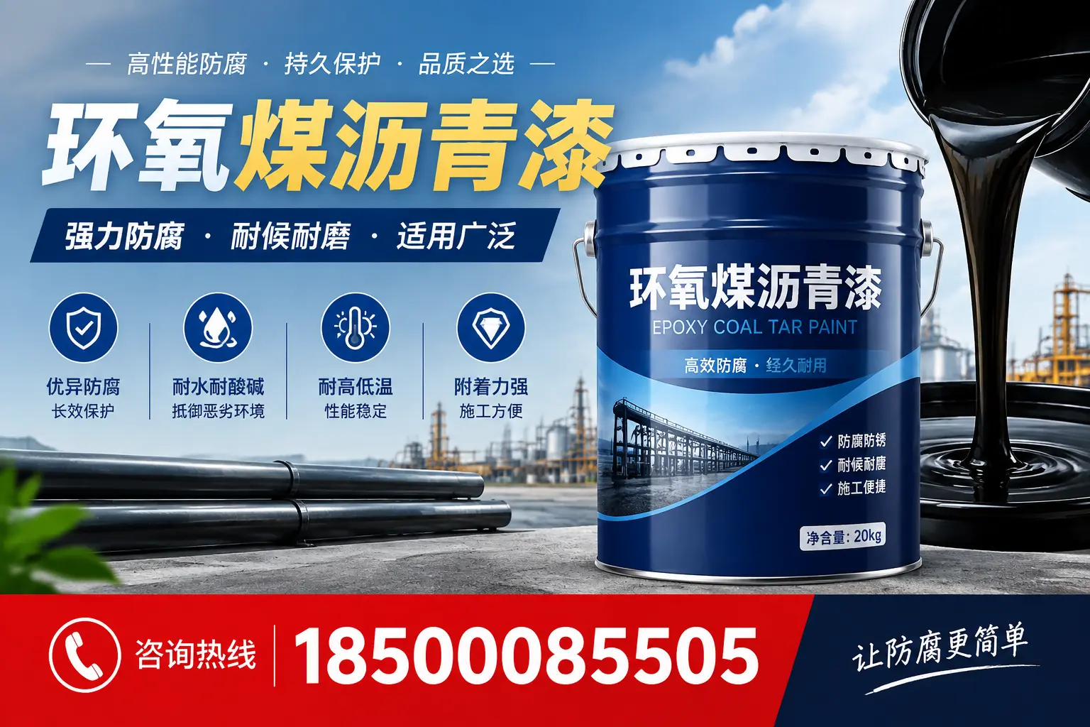 环氧煤沥青漆在不同气候条件下的表现分析，临夏适用性