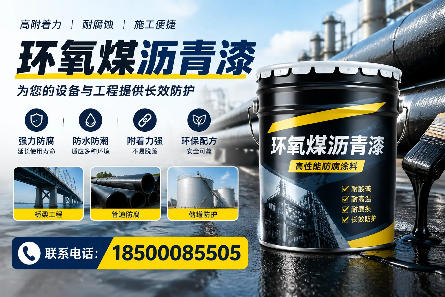 环氧煤沥青漆与其他涂料的对比分析，助力临夏企业决策